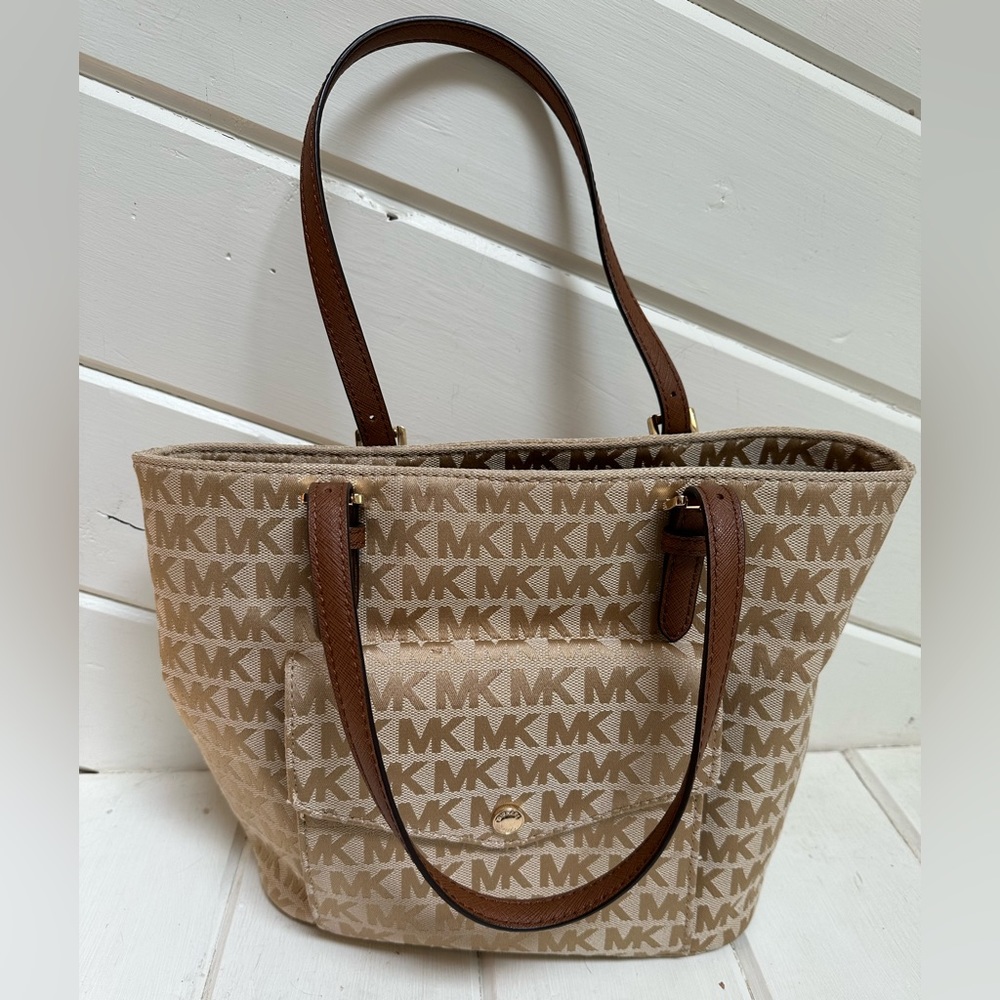 Michael Kors Monogram Shoulder Bag